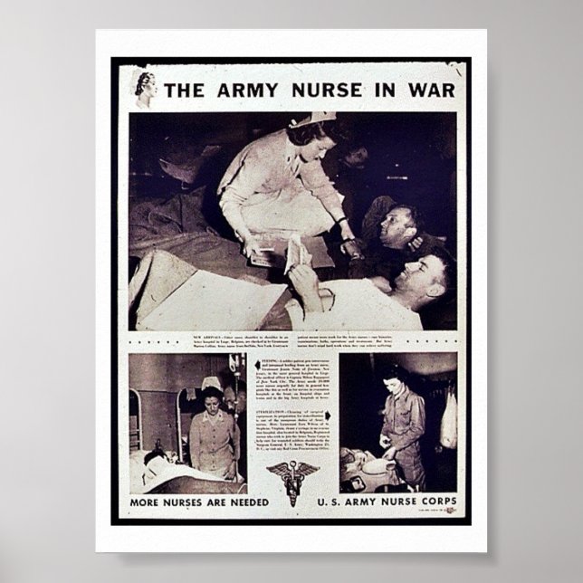 Poster L'Infirmière Militaire En Guerre (Devant)