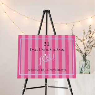 Poster Lingerie de mariée et demoiselles d'honneur Fête d