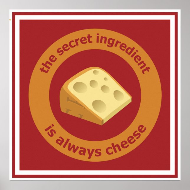 Poster L'ingrédient secret est toujours le fromage (Devant)