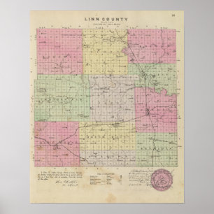 Poster Linn County, Kansas