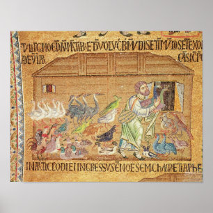 Poster L'inondation, de l'oreillette, coordonnée de Noé