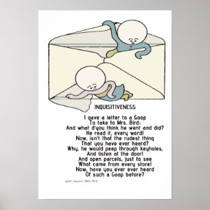 Poster L'inquisitivité - Les gouttes