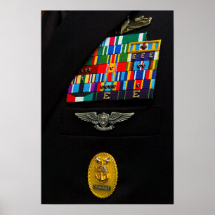 Poster L'insigne de chef de maître de commande