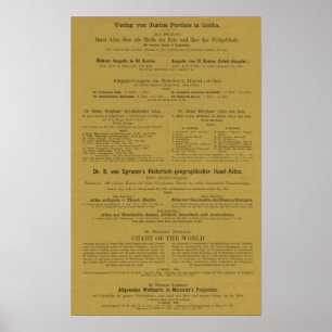 Poster L'intérieur des atlas géographiques historiques