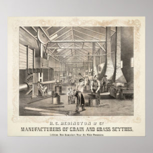 Poster L'Intérieur Du Bâtiment De H.C. Redington & Compan