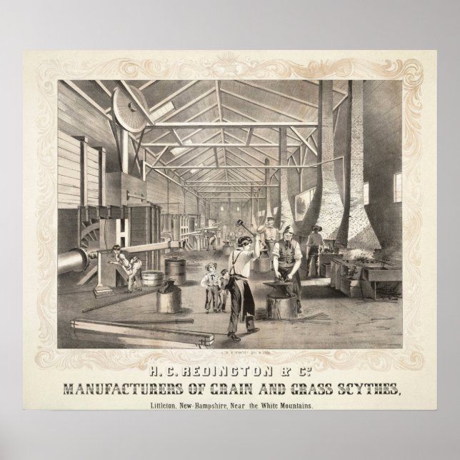 Poster L'Intérieur Du Bâtiment De H.C. Redington & Compan (Devant)