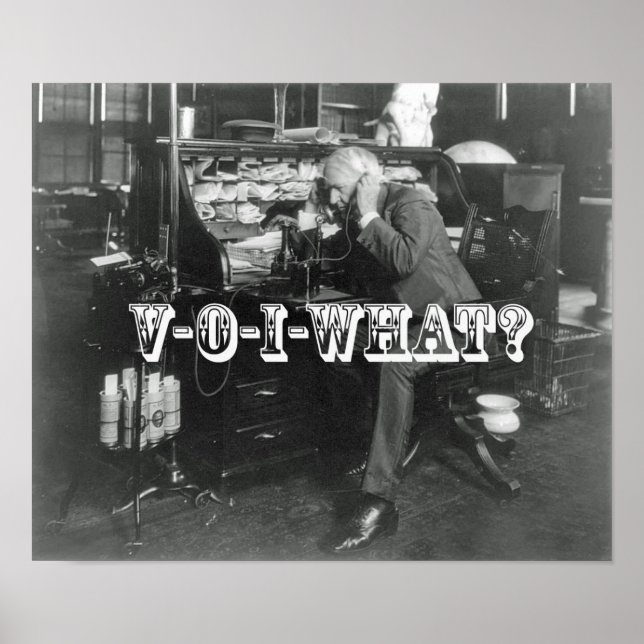 Poster L'introduction choquante du téléphone VoIP (Devant)