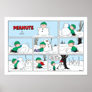 Poster Linus Construit Un Snowman