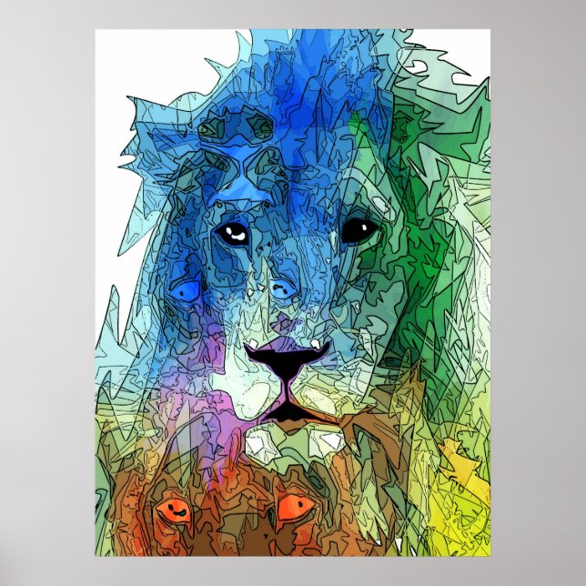 Poster Lion (Devant)