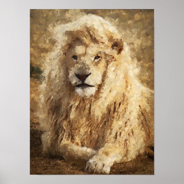 Poster Lion (Devant)