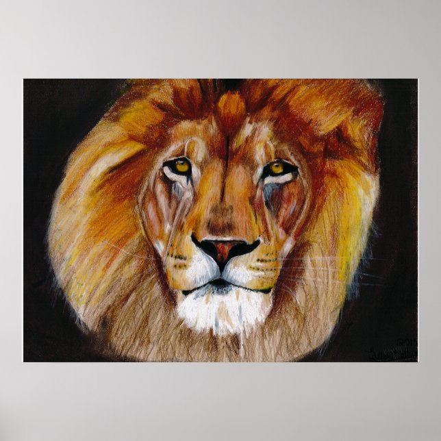 Poster Lion (Devant)