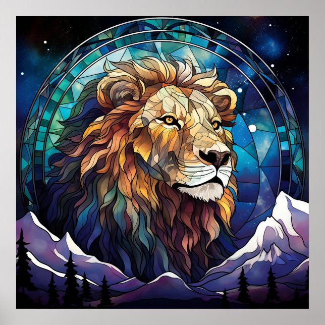 Poster Lion (Devant)