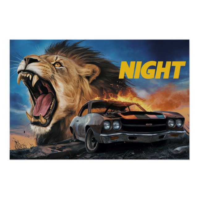 Poster Lion (Devant)