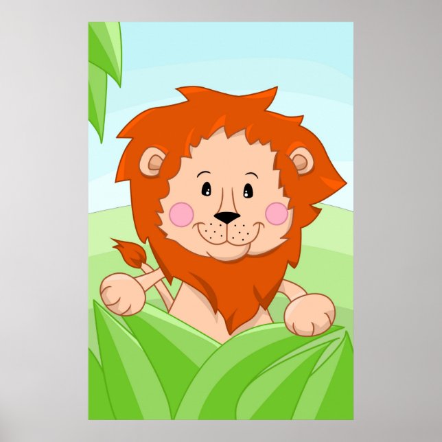 Poster Lion d'Afrique (Devant)