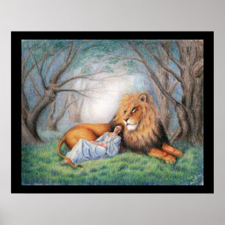 Poster Lion et moi