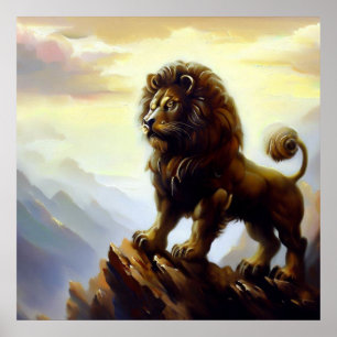 Poster Lion Foo Chinois (28)