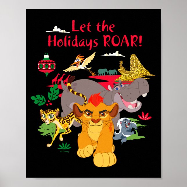Poster Lion Guard Let The Holidays Roar  (Devant)