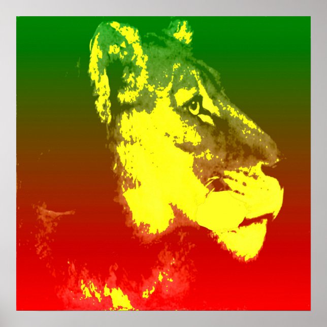 POSTER LION JAH (Devant)