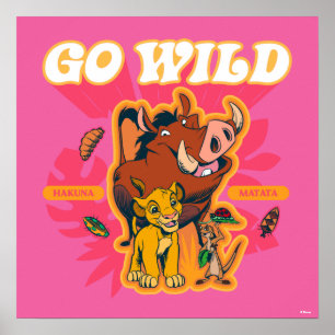Poster Lion King   Hakuna Matata - Go Wild