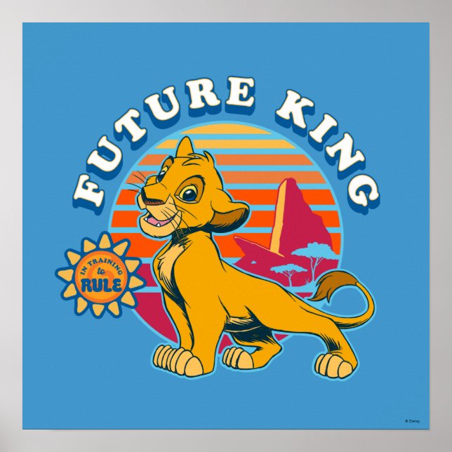 Poster Lion King | Simba - Futur Roi (Devant)