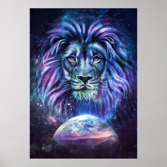 Poster Lion Lovely Lion (Devant)