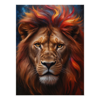 Poster Lion majestée