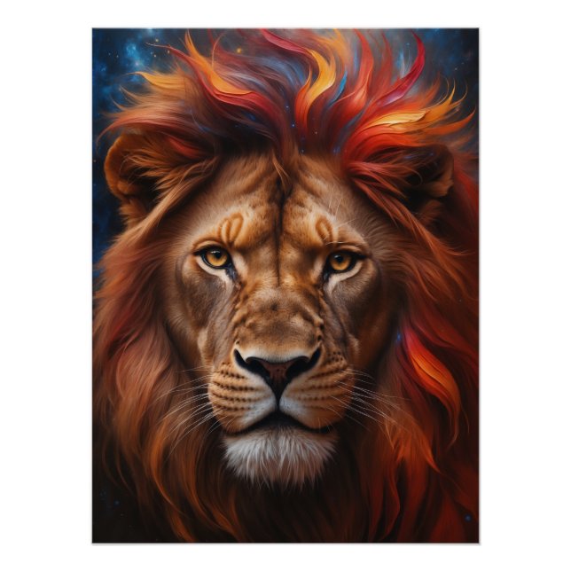 Poster Lion majestée (Devant)