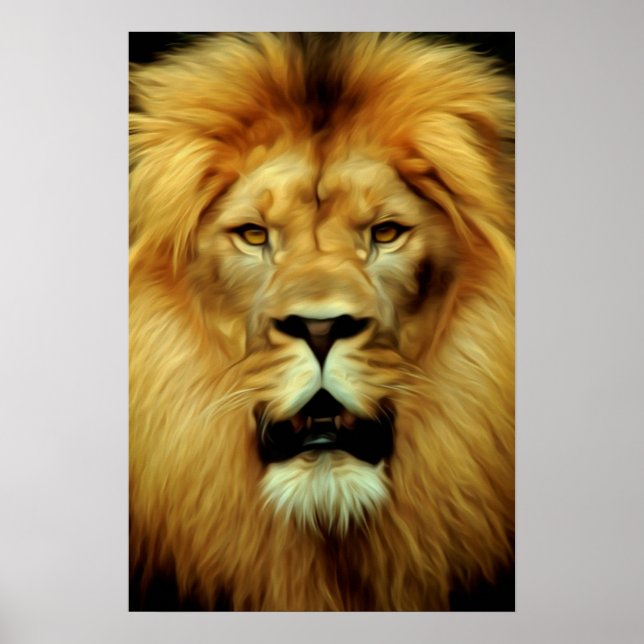 Poster Lion Majesty (Devant)