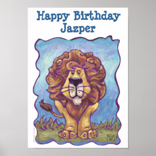 Poster Lion Party Center