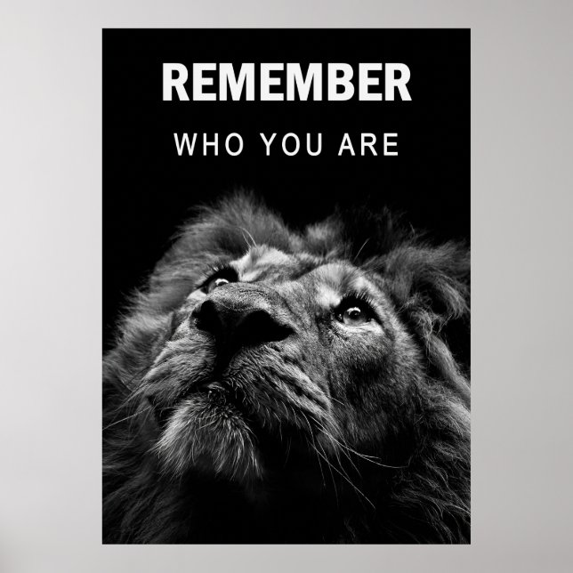 Poster Lion Se Rappelle Qui Vous Êtes (Devant)