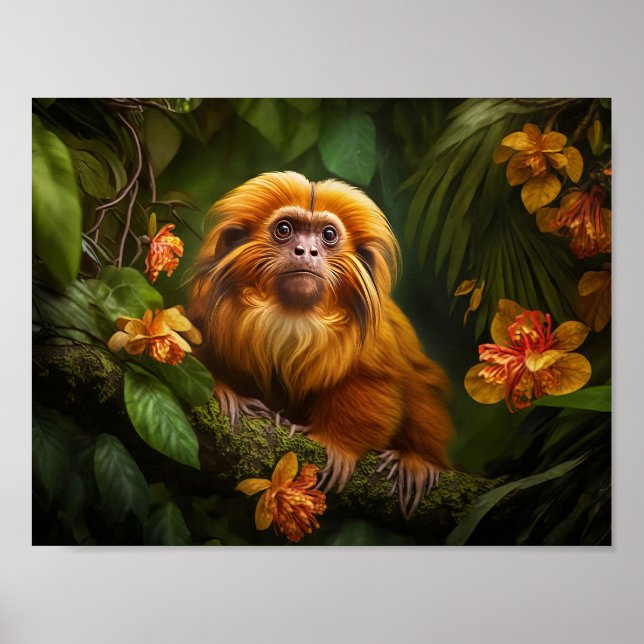 Poster Lion Tamarin (Devant)