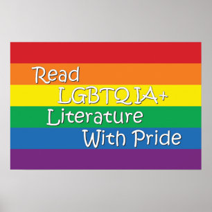 Poster Lire avec l'affiche Pride