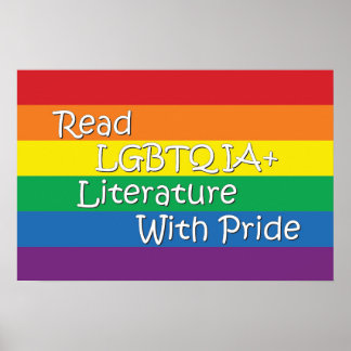 Poster Lire avec l'affiche Pride