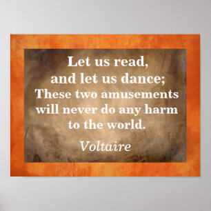 Poster Lire et danser