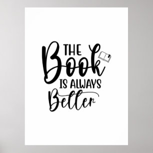 Poster Lire L'Art Le Livre Est Toujours Mieux