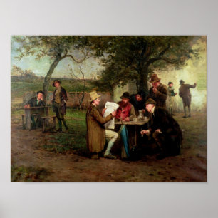 Poster Lire les nouvelles