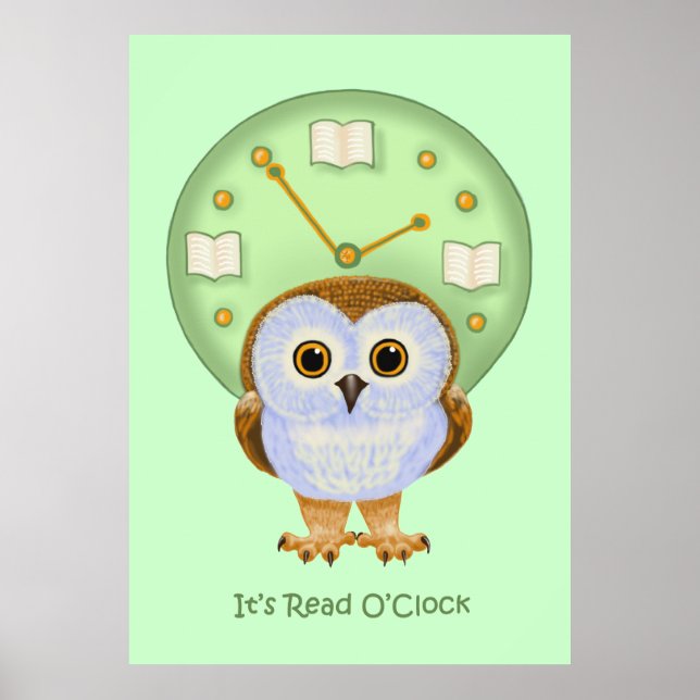 Poster Lire O'Clock (Devant)