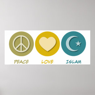 Poster L'Islam d'amour de paix
