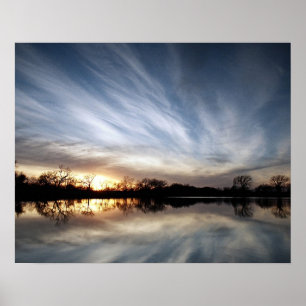Poster Lisse comme verre