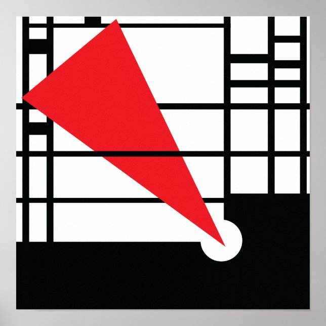 Poster Lissitzky & Mondrian (Devant)