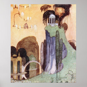 Poster List, ah, List by Kay Nielsen