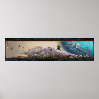 POSTER LISTE DE GRAPHIQUE MONSTRE MH3 TOUS LES MONSTRES