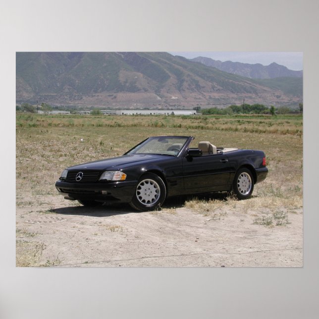Poster Liste Mercedes-Benz SL500 1998 (Devant)