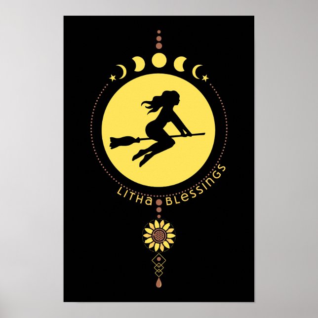 Poster Litha Blessings (Devant)