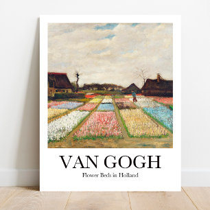 Poster Lits à fleurs en Hollande par Vincent Van Gogh