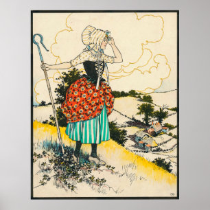 Poster Little Bo Peep par St George et le Dragon 