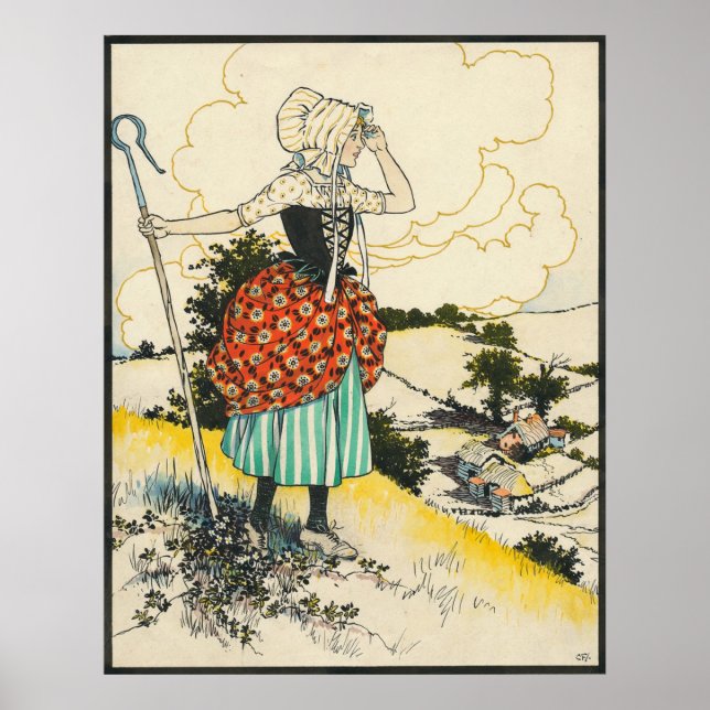 Poster Little Bo Peep par St George et le Dragon  (Devant)