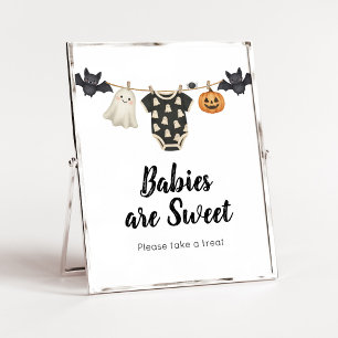 Poster Little Boo Étendoir Bébés sont Mignons Panneau