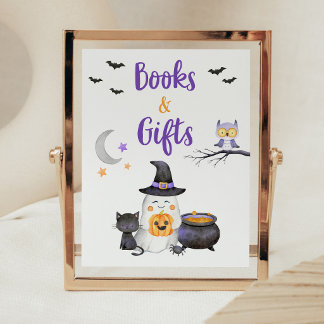 Poster Little Boo Neutral Halloween Livres et Cadeaux Pan