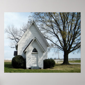 Poster Little Country Church